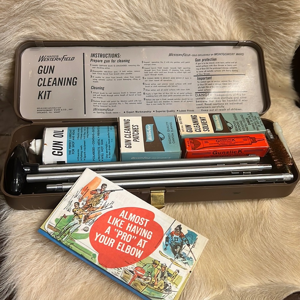 Vintage Wards Western Field Gun Cleaning Kit